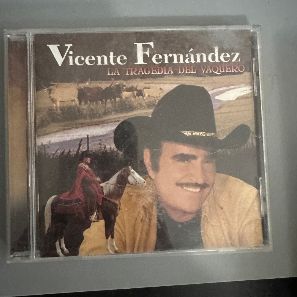 Vicente Fernandez La Tragedia Del Vaquero CD Latin Regional Mexican Mariachi